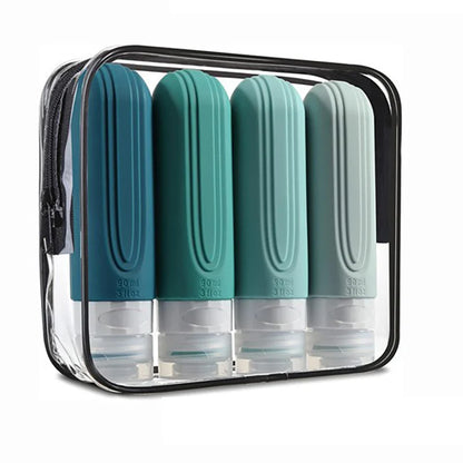 Leakproof Silicone Travel Bottles Set for Cosmetics - Smarsty