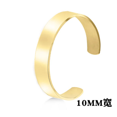 Adjustable Stainless Steel Men Bracelet Glossy Finish - Smarsty