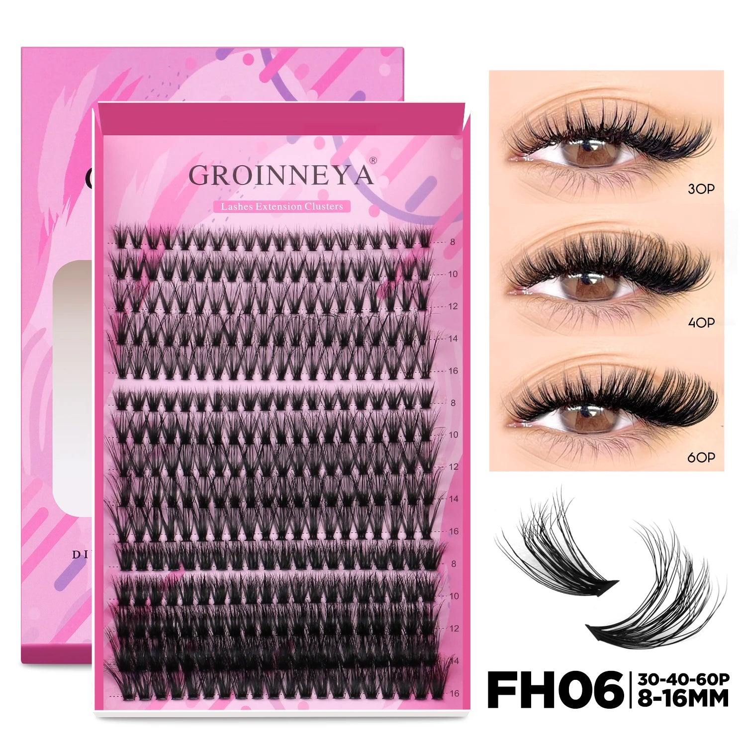 DIY Lash Extension Kit with Individual Lashes for Home Use - Smarsty
