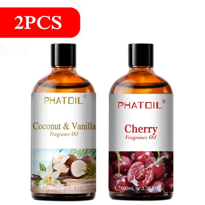 PHATOIL 100ml Aromatherapy Fragrance Oil Pure Essential Oils - Smarsty