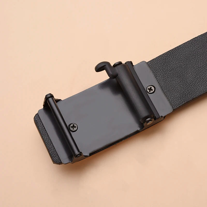 Men's Toothless Automatic Buckle Belt Casual Business Waistband - Smarsty