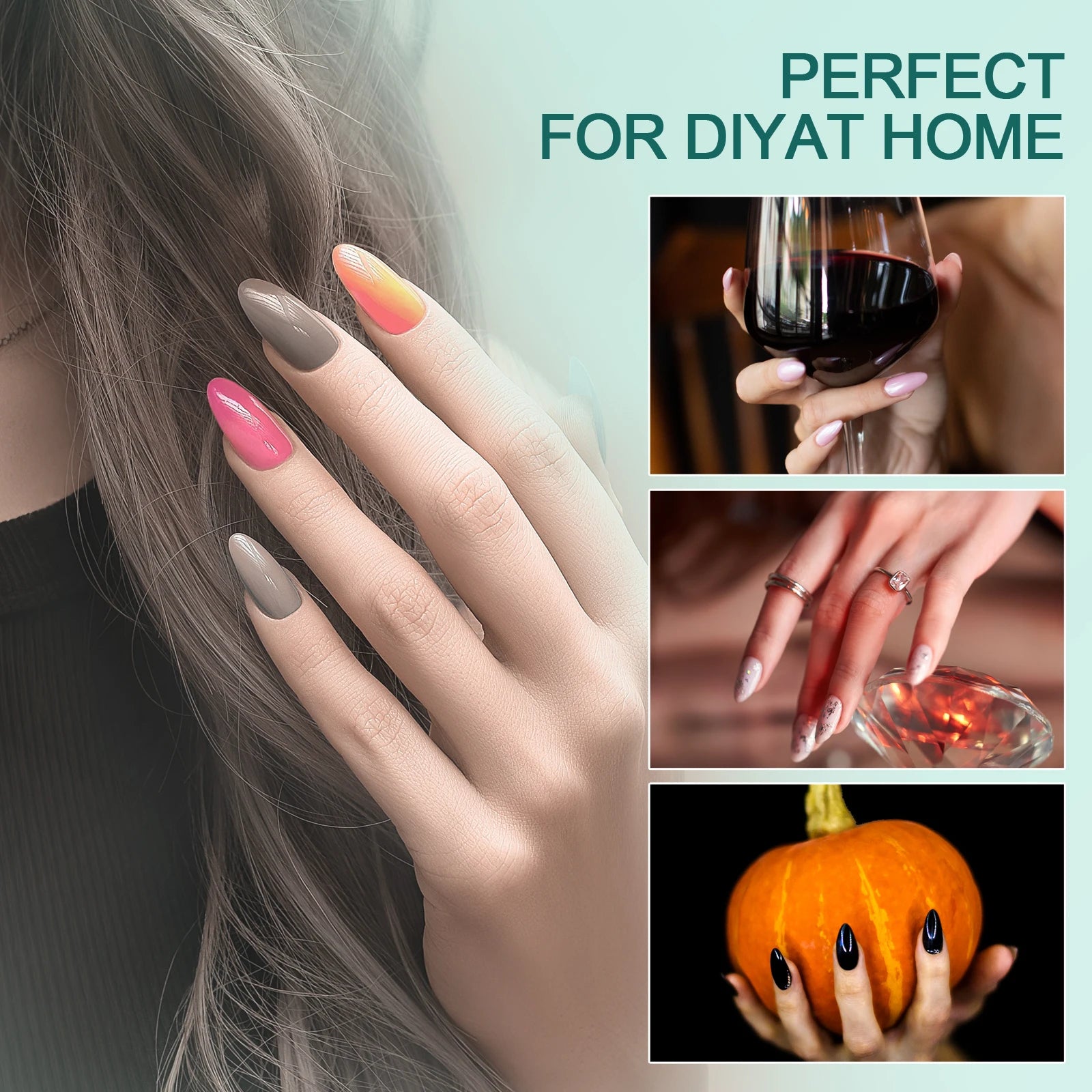 Gel X Nail Tips 120pcs Easy Soak Off Extensions - Smarsty