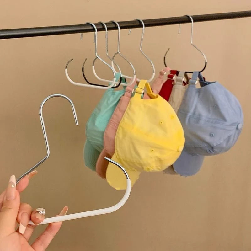 1-5pcs Circle Ring Hat Hanger Non-marking Non-slip Hat Storage Hook Closet Bedroom Saving Space Scarf Towel Tie Hanging Rack by Smarsty