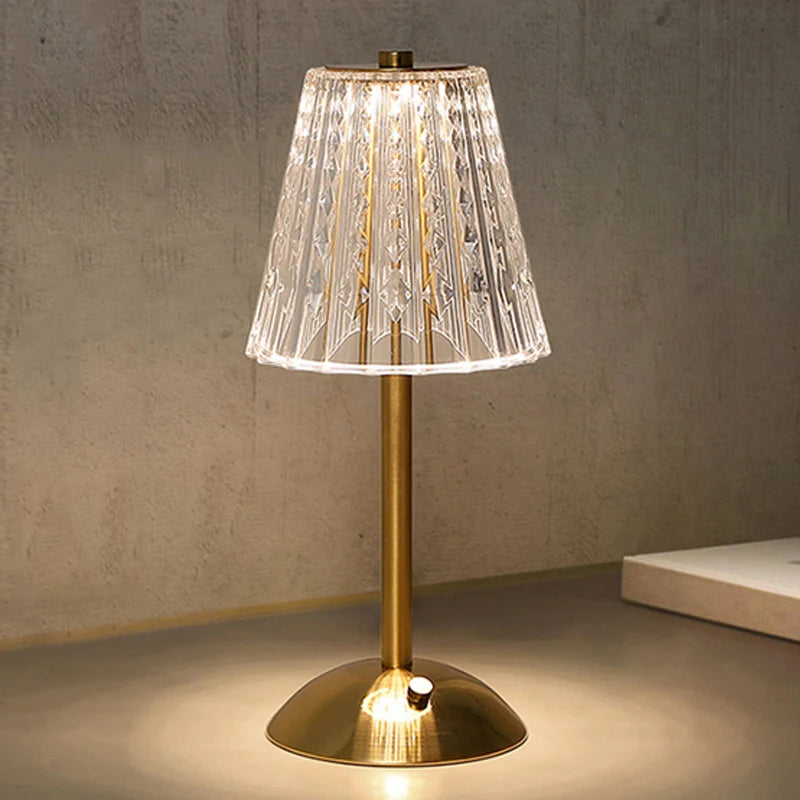 Rechargeable Wireless Table Lamp for Bedroom Decor - Smarsty