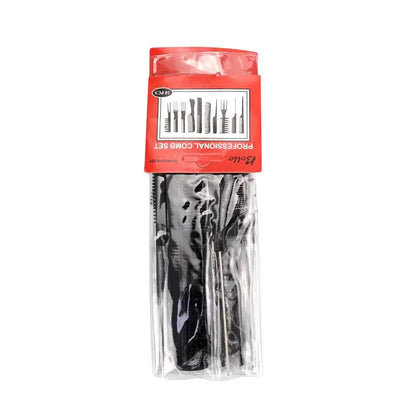 Durable Plastic Hair Comb with Round Teeth for Gentle Styling - Smarsty