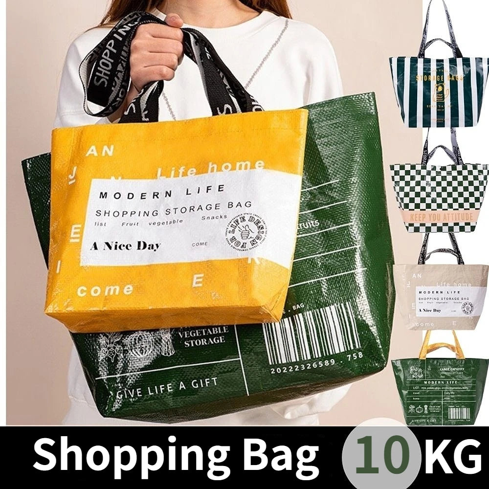 Waterproof Large Capacity Grocery Shopping Bag One Shoulder - Smarsty
