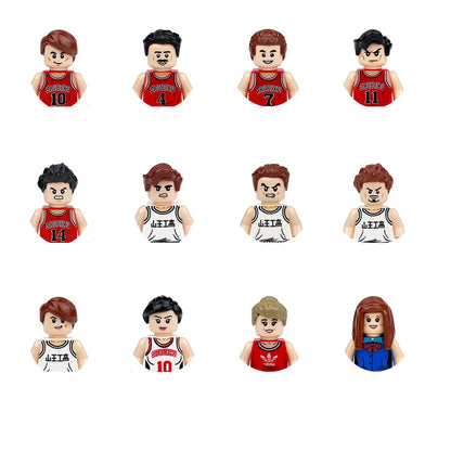 building blocks action doll mini city figures toys girls soldiers policeman robot worker fireman farmer cook movie characters