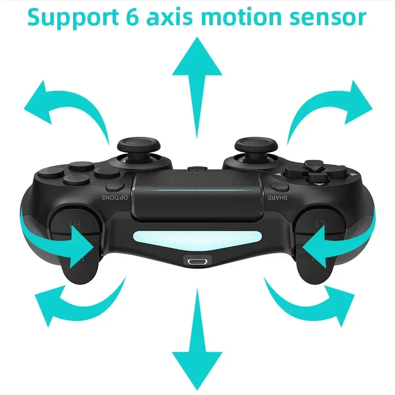 Bluetooth Game Controller for PS4 with Dual Vibration - Smarsty