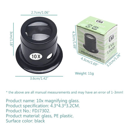 Jewelers Eye Loupe Magnifier Set for Precision Viewing - Smarsty