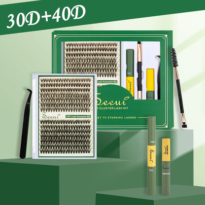 ISEEN DIY Segmented False Eyelash Set with Glue - Smarsty