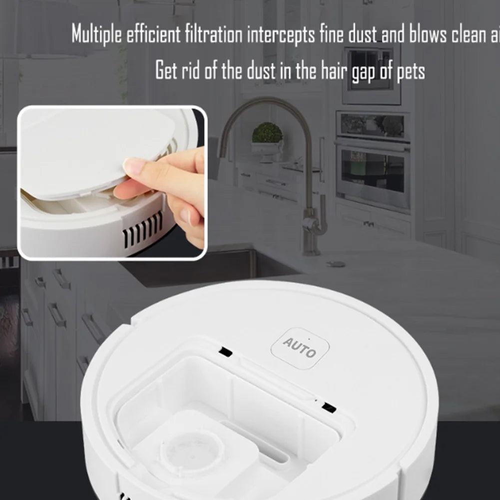 3-in-1 Robot Vacuum Cleaner USB Rechargeable Smart Navigation To Avoid Objects Automatic Cleaning Sweeping Machine Sweeper Robot - Smarsty
