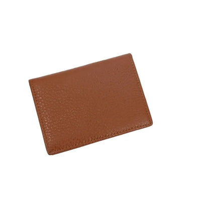 Genuine Leather Business Card Holder Name Card Case Credit Card Wallet for Men & Women - Smarsty