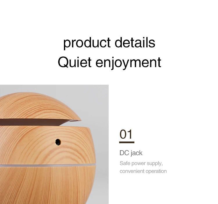 USB Essential Oil Diffuser with High Humidification Capacity - Smarsty