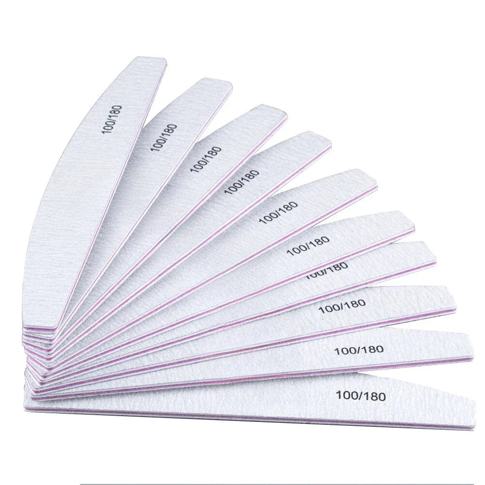 Double Sided Nail File Buffer Set for Perfect Manicure - Smarsty