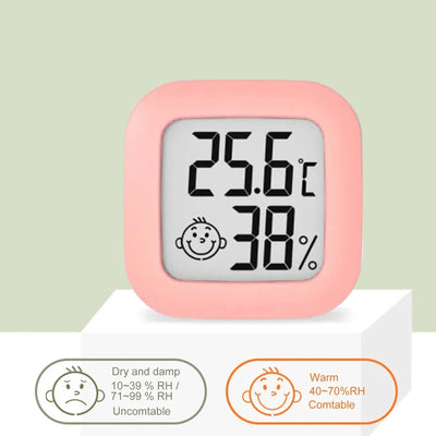 Digital Thermometer Hygrometer Indoor Room Temperature LCD Electronic Humidity Meter Sensor Gauge Weather Station For Home - Smarsty