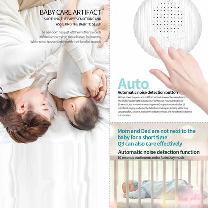Portable White Noise Sound Machine for Baby Sleep Aid - Smarsty