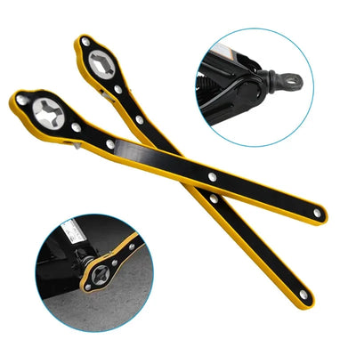 Auto Labor Saving Jack Ratchet Wrench Tire Jack Removal Wrench Cross car Labor Saving Wrench Rocker Arm - Smarsty