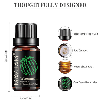 MAYJAM Fruit Fragrance Oil Set for Humidifiers and Candles - Smarsty