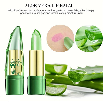 Aloe Vera Color Changing Lipstick for Long Lasting Moisture - Smarsty