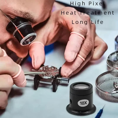 Watch Repair Tool Watch Repair 5 to 20 Times Magnifying Glass Goggles Goggles Watch Repairing Magnifying Glass Set 4PCS - Smarsty