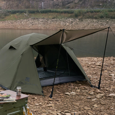 MOBI GARDEN Camping Backpacking Tent Waterproof Rainproof Hiking Silver Coated Sun Protection Easy Set Up by Smarsty