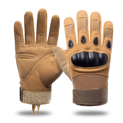 Tactical Hard Knuckle Fingerless Gloves for Combat - Smarsty
