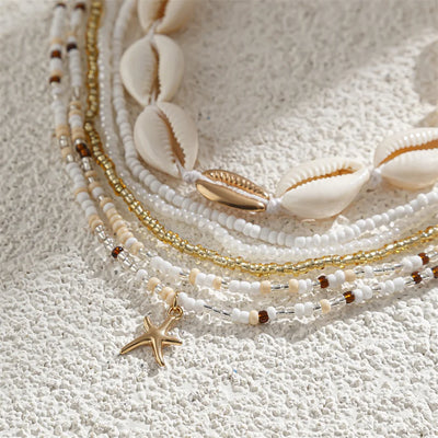 Boho Starfish Pendant Belly Chain for Women - Smarsty