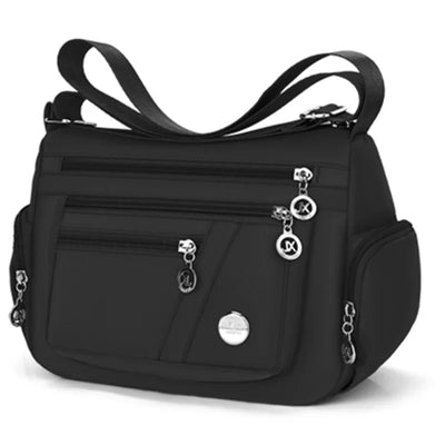 Nylon Crossbody Bag With Multi Compartment Pockets Everyday - Smarsty