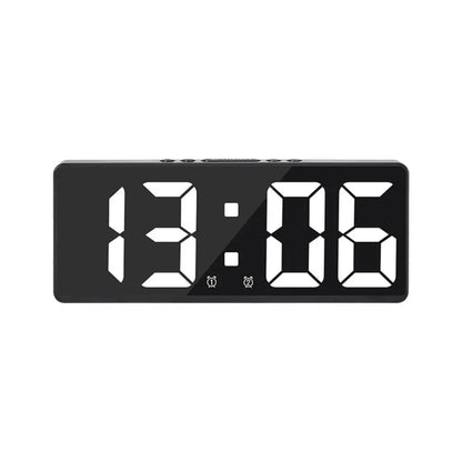 Large Number LED Alarm Clock with Color Nightlight - Smarsty