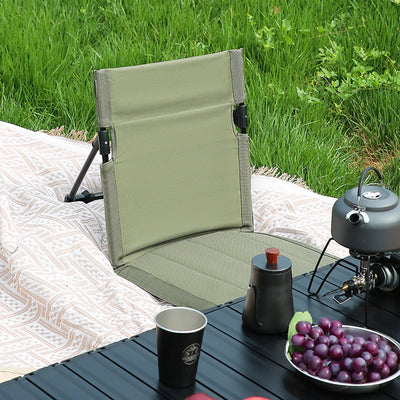 TARKA Camping Single Lazy Chair Park Backrest Relaxing Chairs Lightweight Folding Chairs Outdoor Foldable Beach Picnic Chairs by Smarsty