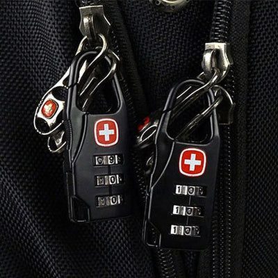 Outdoor Backpack Handbag Zipper Lock Anti Theft Portable Mini Combination Code Number Lock for Travel Backpack Accessories - Smarsty