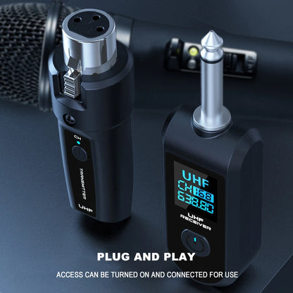 BOMGE Wireless Microphone Adapter System for Dynamic Sound - Smarsty