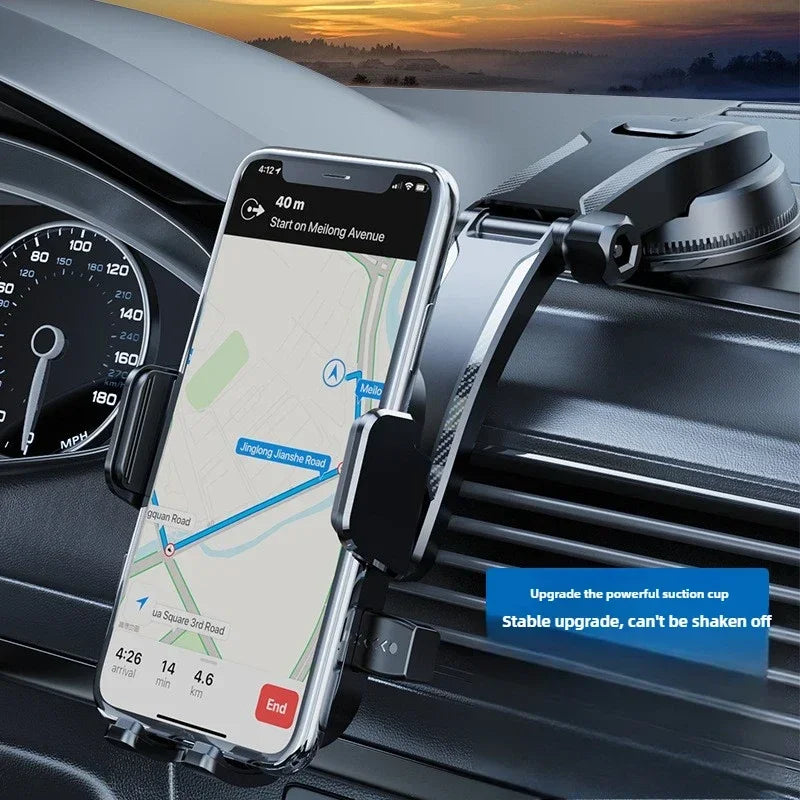 Car Phone Holder Universal Suction Cup Stable Mount - Smarsty