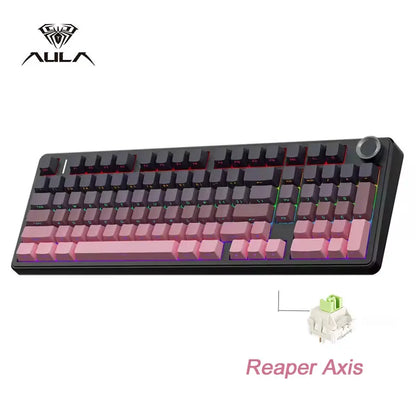 Gaming Mechanical Keyboard With Wireless Three Mode
