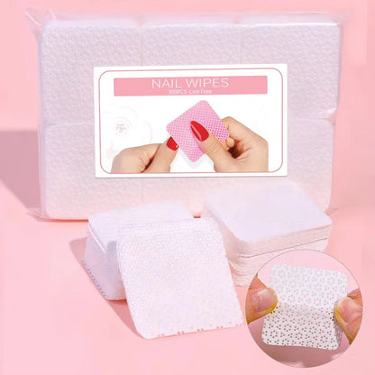 300 Pcs Lint Free Cotton Nail Polish Remover Wipes - Smarsty