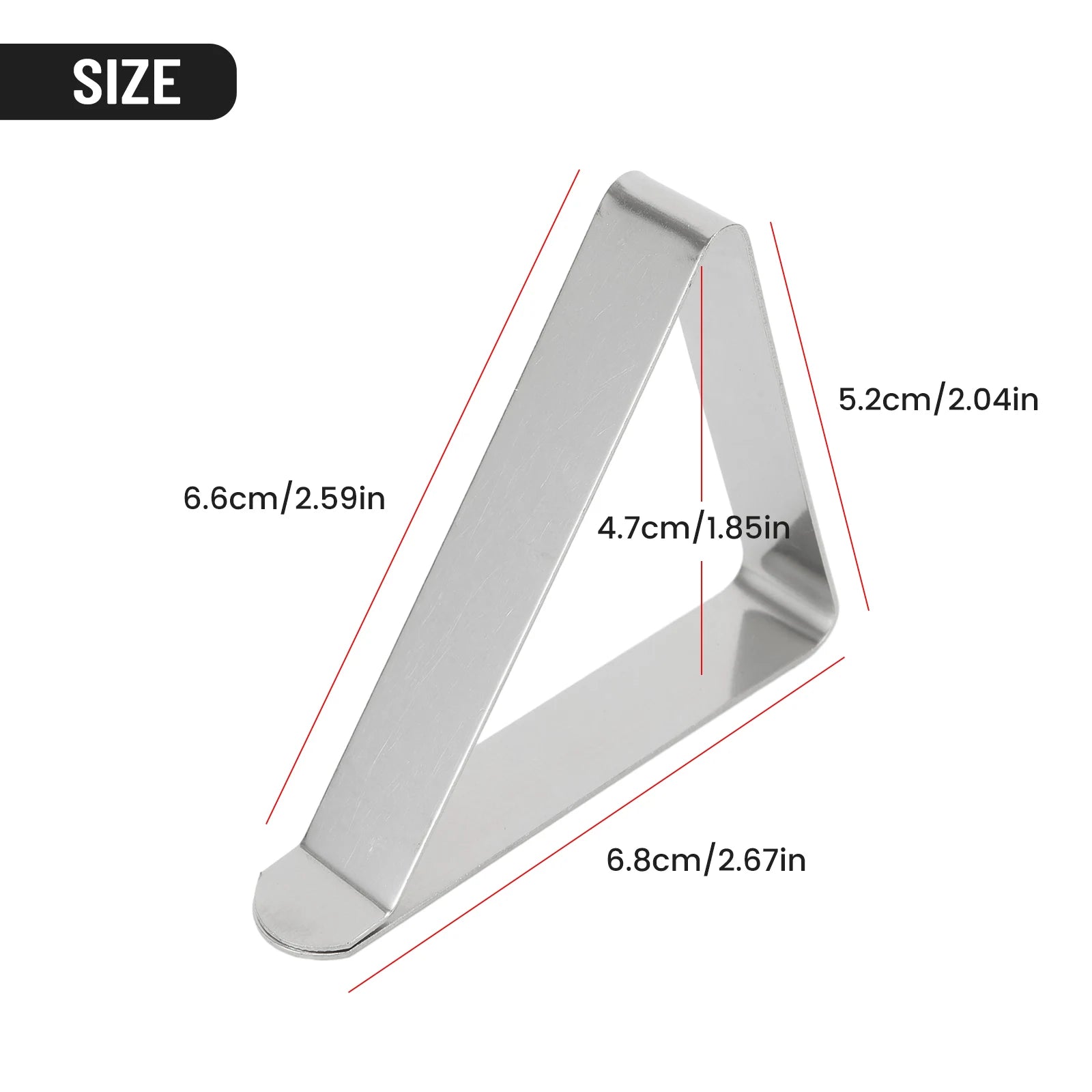 Stainless Steel Table Cloth Clips for Secure Hold - Smarsty