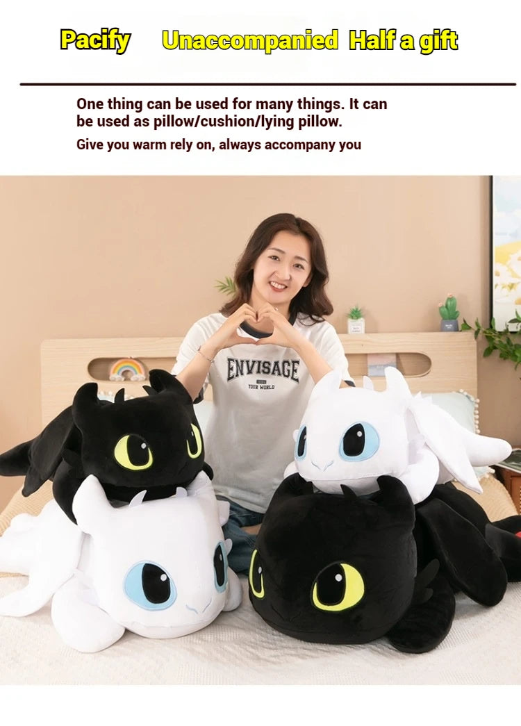 In Stock Little Flying Dragon Kawaii Plush Toy Lying Posture Style Toothless Doll Pillow Toys Children Couple Birthday Gift