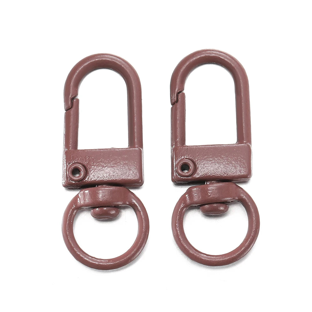 Colorful Alloy Snap Lobster Clasp Keychain Hooks Set - Smarsty