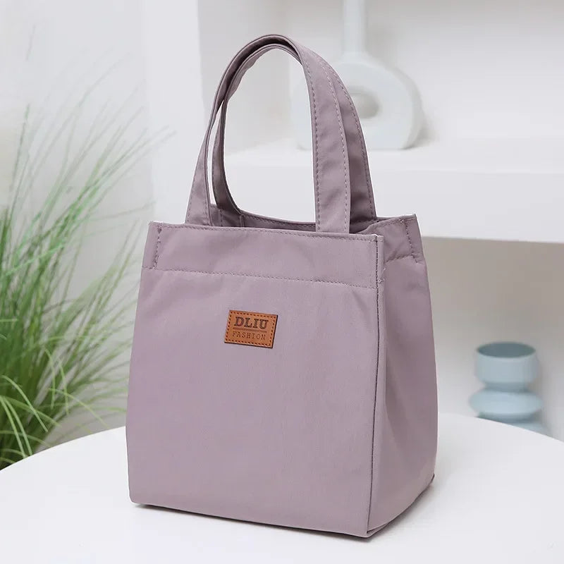 Large Capacity Insulated Lunch Bag With Sturdy Top Handle - Smarsty