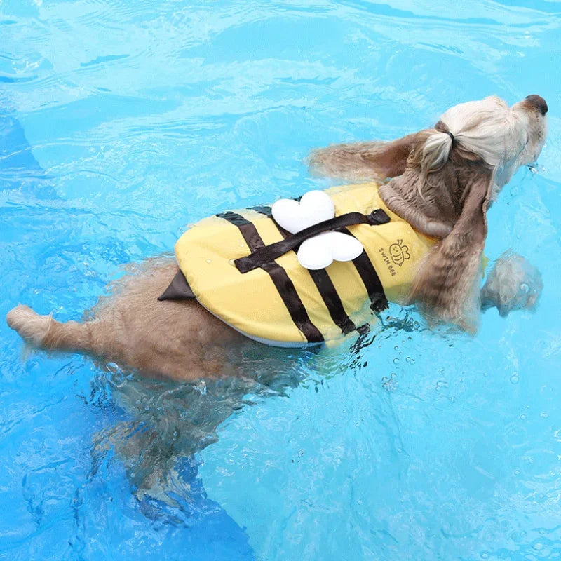 Summer Waterproof Dog Swimsuit Life Jacket for Safety - Smarsty