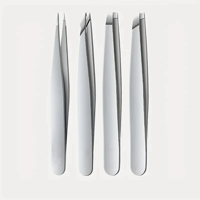 Ouriner Stainless Steel Eyebrow Tweezers Set for Precision Hair Removal - Smarsty