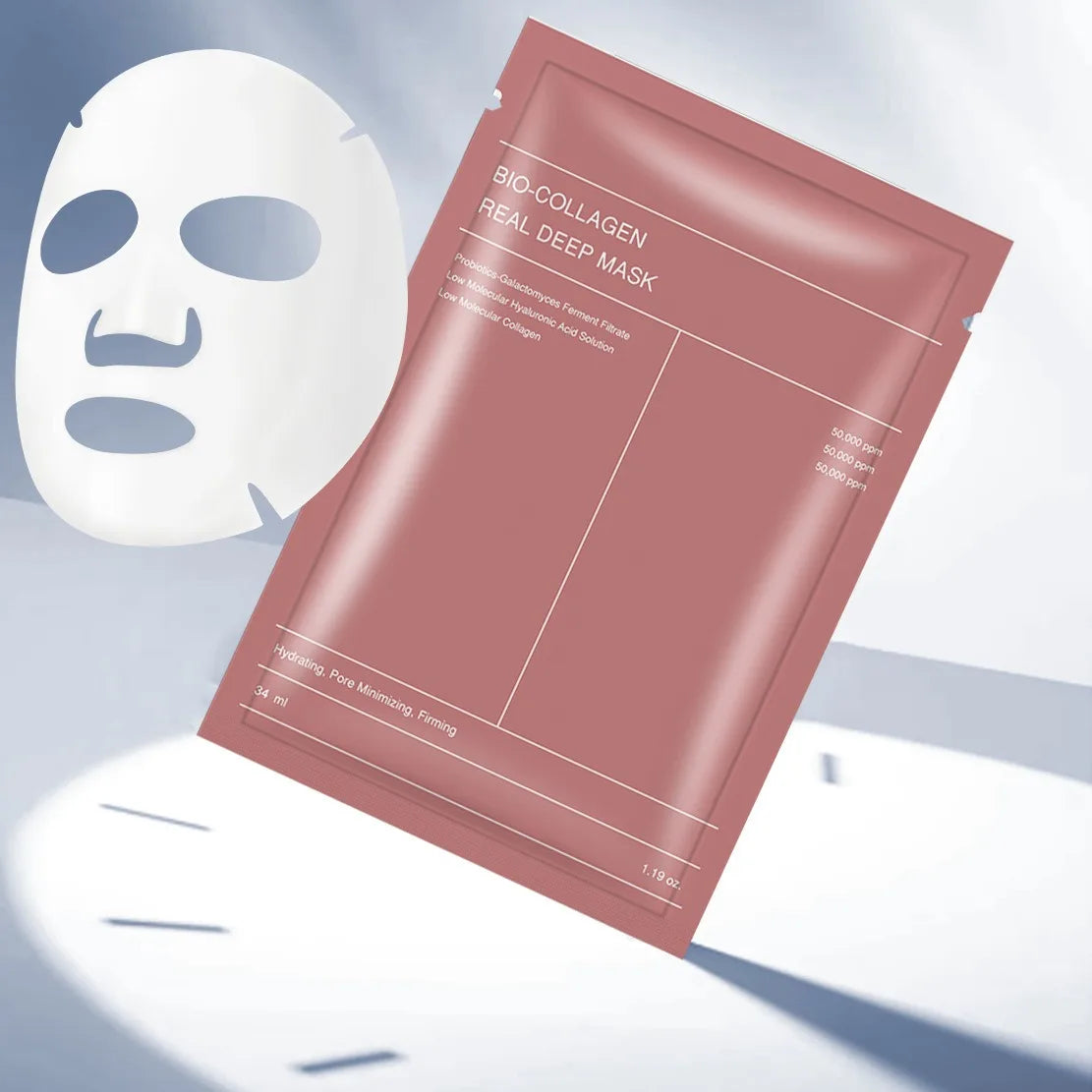 Bio Collagen Face Mask for Deep Hydration and Brightening - Smarsty