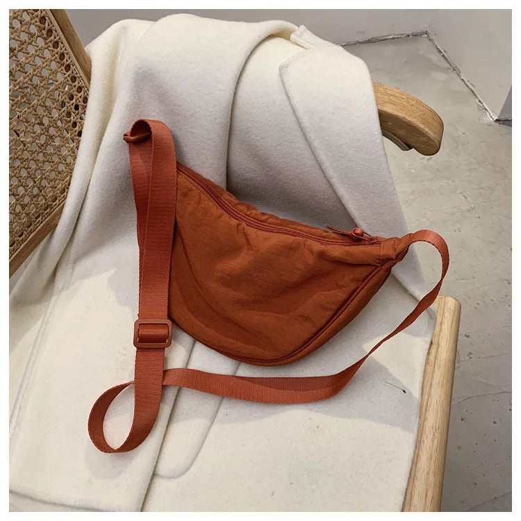 Casual Nylon Crossbody Bag for Women Large Capacity - Smarsty