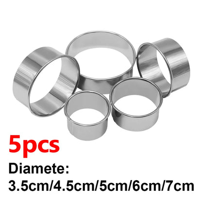Stainless Steel Round Biscuit Molds Set for Baking - Smarsty