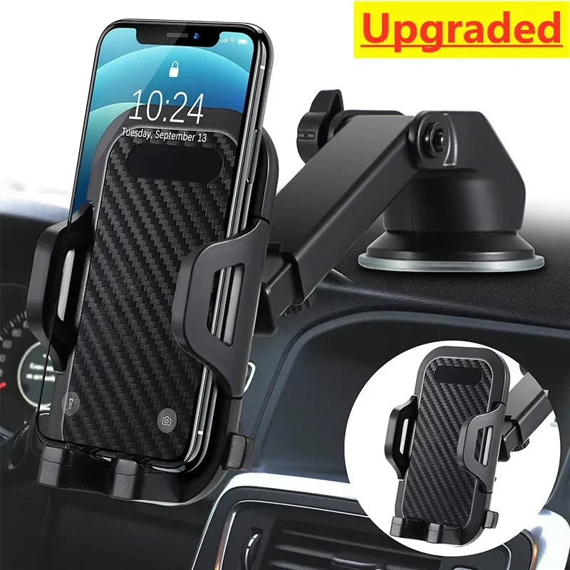 Universal Car Phone Holder With 360 Degree Rotation Suction - Smarsty