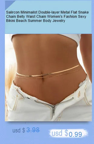 Bohemian Multi Layered Beaded Waist Chain Jewelry - Smarsty