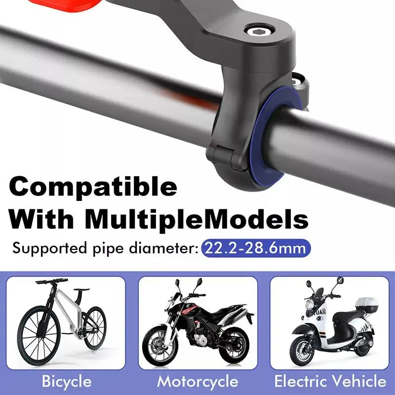 Handlebar Phone Mount With Shock Absorption Quick Lock - Smarsty