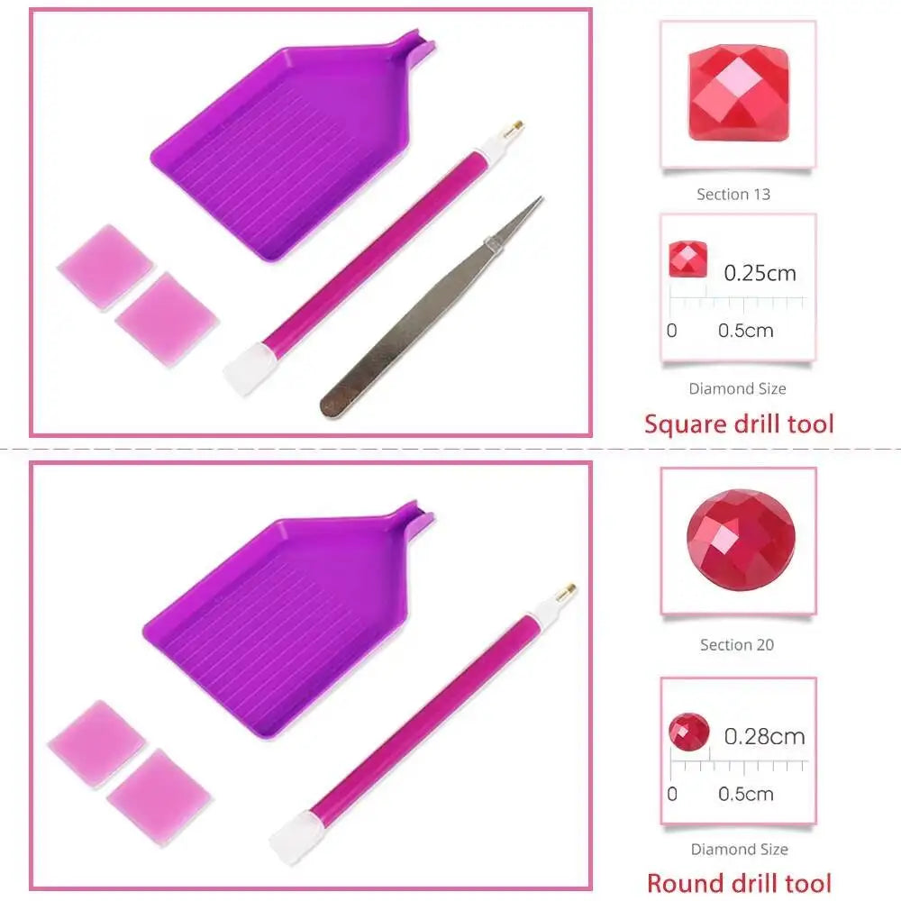 Handmade Diamond Painting Tree Landscape Home Decor - Smarsty