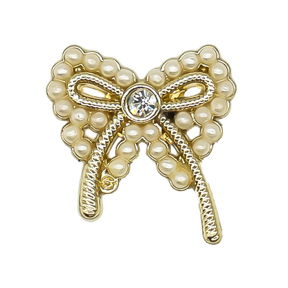 1pcs Metal Shoe Charms for Women Girls Flower Tulip Heart Butterfly Daisy Luxury Pearl Shoe Decorations Pins Sandal Accessories