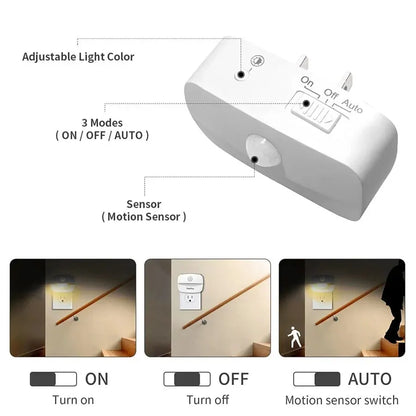 LED Motion Sensor Night Light for Kids Bedrooms - Smarsty